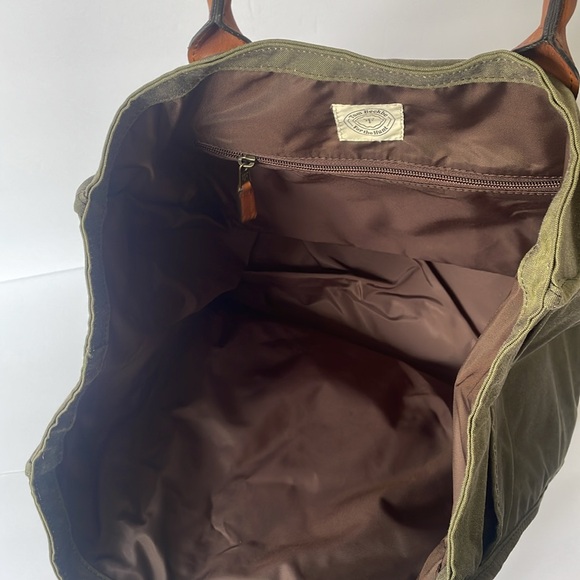 TOM BECKBE Carryall Tote Bag Waxed Field Canvas SAWGRASS COLOR UNISEX NWT - Picture 6 of 10